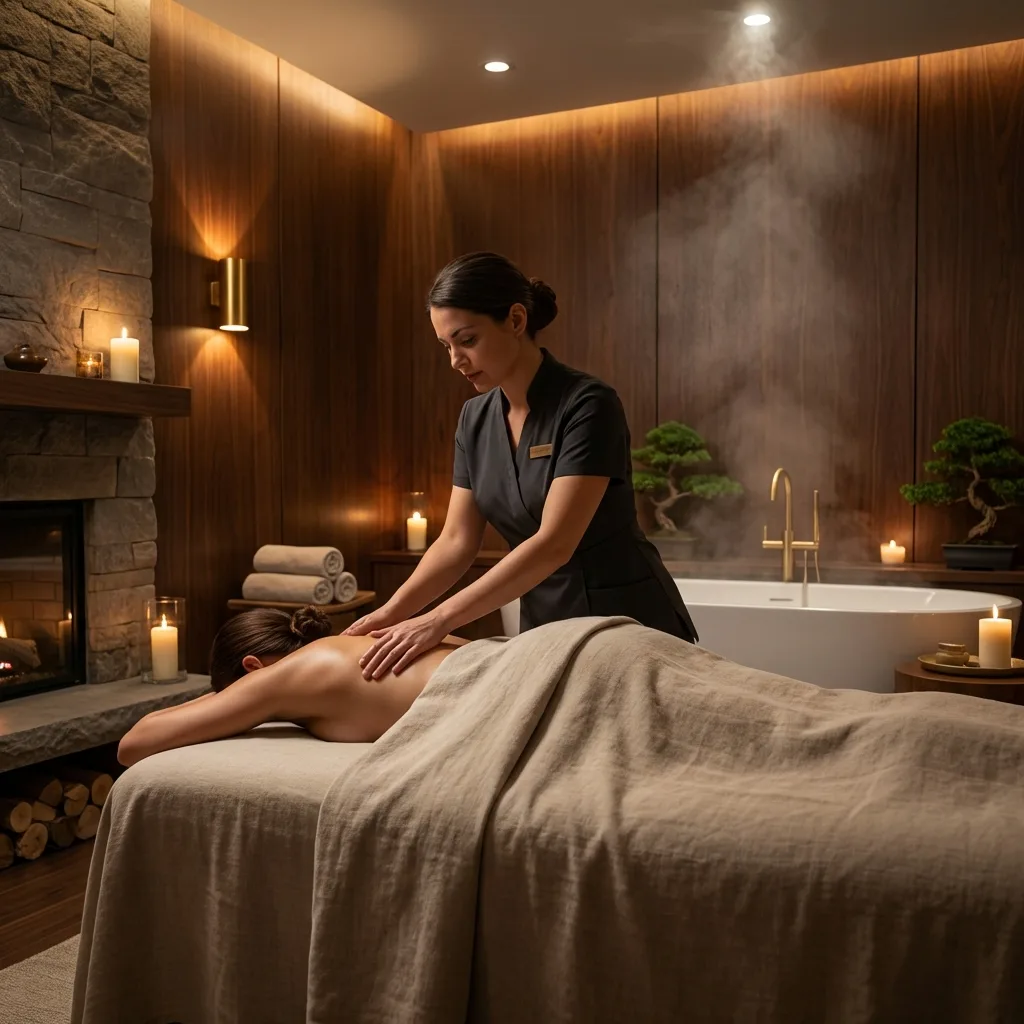 Deep tissue massage therapy at Vedanta Wellness Spa, Bhubaneswar